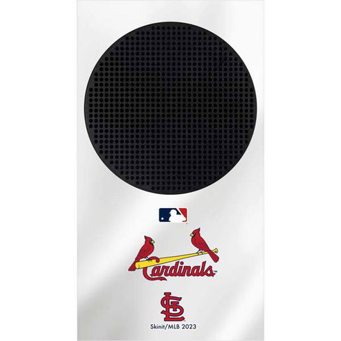 MLB St. Louis Cardinals Home Jersey Xbox Series S Console Skin